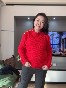 金幣紅年寬鬆毛衣（現貨）