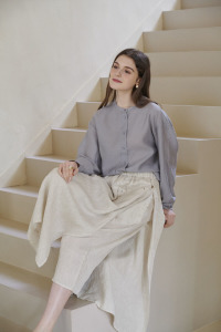 純亞麻褲裙 2色（現貨）