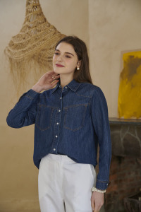 銀座單寧牛仔襯衫（現貨）