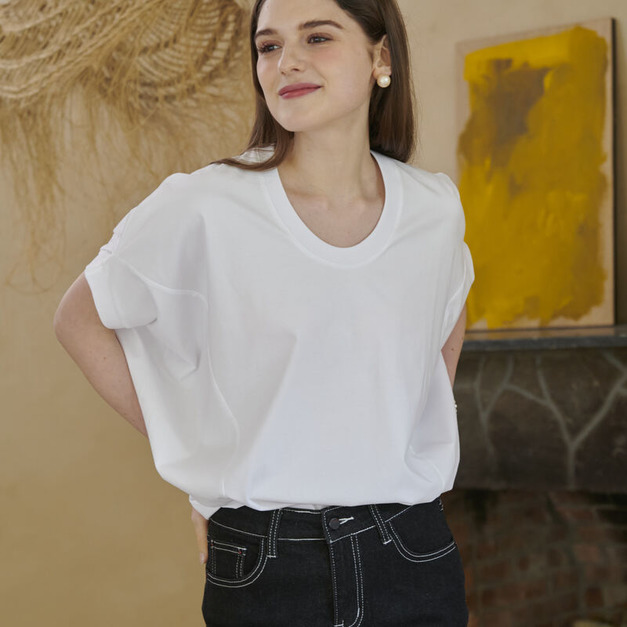 小飛俠寬鬆版上衣 3色 (只剩白/黑現貨)