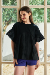 維也納交響樂豎琴上衣3色 (只剩黑色現貨)