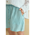 頂級亞麻短褲 8色（只剩白F、黃F、嬰兒藍S、F薄荷綠Ｓ現貨）