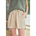 頂級亞麻短褲 8色（只剩白F、黃F、嬰兒藍S、F薄荷綠Ｓ現貨）_3
