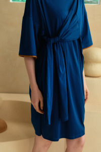 80支絲光棉交叉洋裝（現貨）