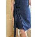 丹寧牛仔綁腰洋裝（現貨）_6