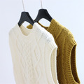 羊毛混紡菱形紋理背心 2色 (只剩芥末黃現貨)_11