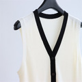2件套羊毛混紡拼色背心 3色（只剩黑/灰現貨）_11