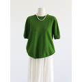 韓國絨圓領純色上衣 7色 (只剩綠/駝/奶/棕現貨)_23
