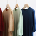 韓國絨圓領純色上衣 7色 (只剩綠/駝/奶/棕現貨)_14