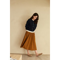 羊毛混紡套裝半身裙 4色 （深棕/杏/灰現貨）_11