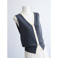 2件套羊毛混紡拼色背心 3色（只剩黑/灰現貨）_12