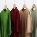 韓國絨圓領純色上衣 7色 (只剩綠/駝/奶/棕現貨)_15