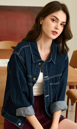 納爾單寧牛仔外套（現貨）