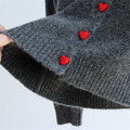 櫻桃愛心曼陀羅絨毛衣外套 5色（只剩米白現貨）_18