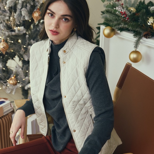 英國莊園菱格背心4色（現貨）