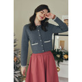 100%美麗諾羊毛手工珍珠上衣 3色 （只剩灰現貨）_9