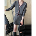 學院風短裙套裝 2色（只剩深灰現貨）_1
