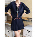 學院風短裙套裝 2色（只剩深灰現貨）_9