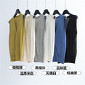 亞麻天絲Ｖ領背心 6色_13