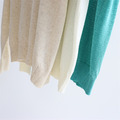 天爽亞麻圓領長袖 3色（湖水綠現貨）_15