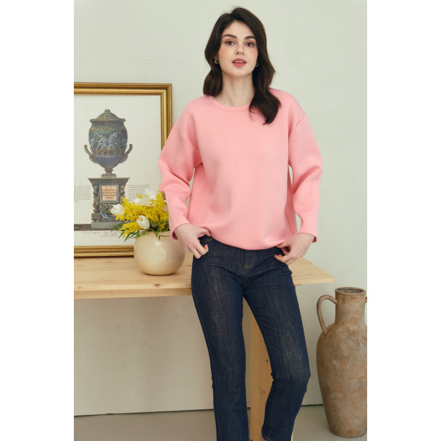 調色盤太空棉長T 6色 （長版-粉/深藍/綠，縮口-綠現貨）