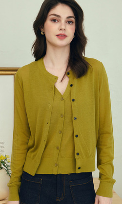 亞麻天絲圓領外套 6色 （橄欖綠/白現貨）