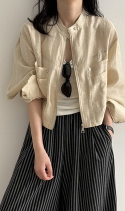 天絲短款薄透外套 2色 （現貨）