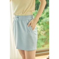 棉花苞鬆緊休閒短裙 4色 （現貨）_7