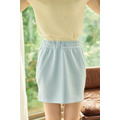 棉花苞鬆緊休閒短裙 4色 （現貨）