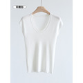 100%天絲桃心領素面上衣 6色 （只剩白色現貨）_12