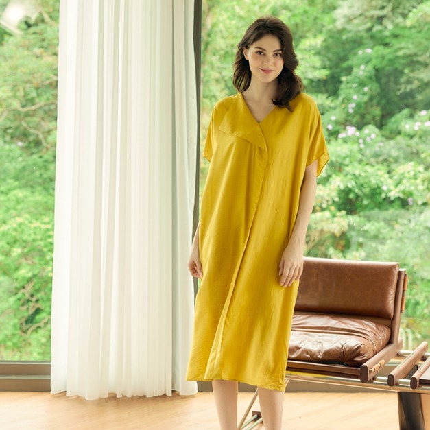 閃閃沙灘放鬆洋裝 3色 （現貨）