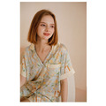 檸檬玉蘭貢緞睡衣（現貨）