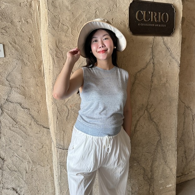 繽紛羊毛亞麻無袖背心 6色（只剩灰現貨）