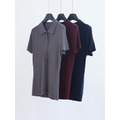 質感知性素面polo衫 4色（現貨）_3