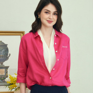 頂級亞麻襯衫 4色（現貨）