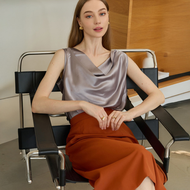 日本三醋酸波浪背心 4色（現貨）