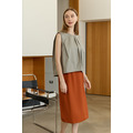 和氏半身高腰裙 2色（橘色現貨）_4