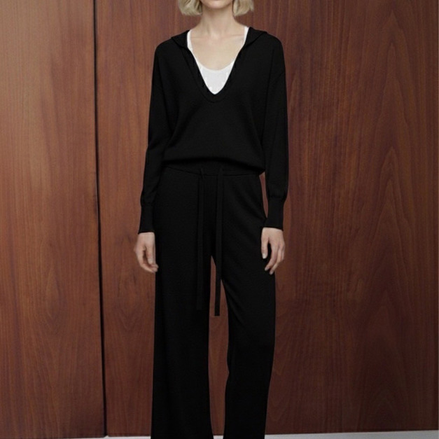 羊毛混紡休閒長褲 3色（現貨）