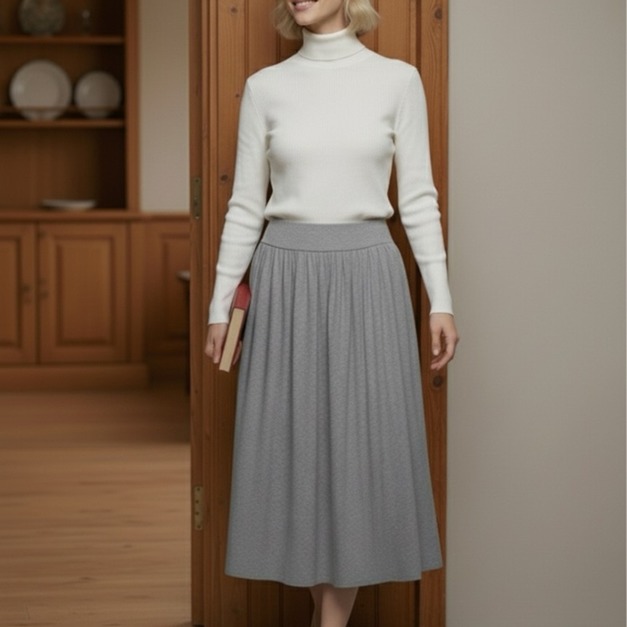 老錢風高領上衣 5色（現貨）