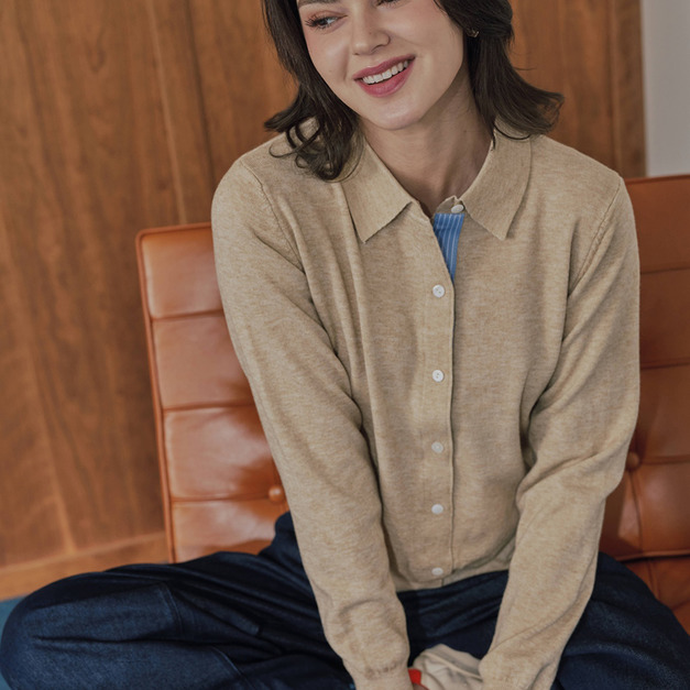 斯曼藍條素色polo衫  3色（現貨）