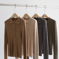 15%羊毛多釦polo衫 7色（現貨）_7