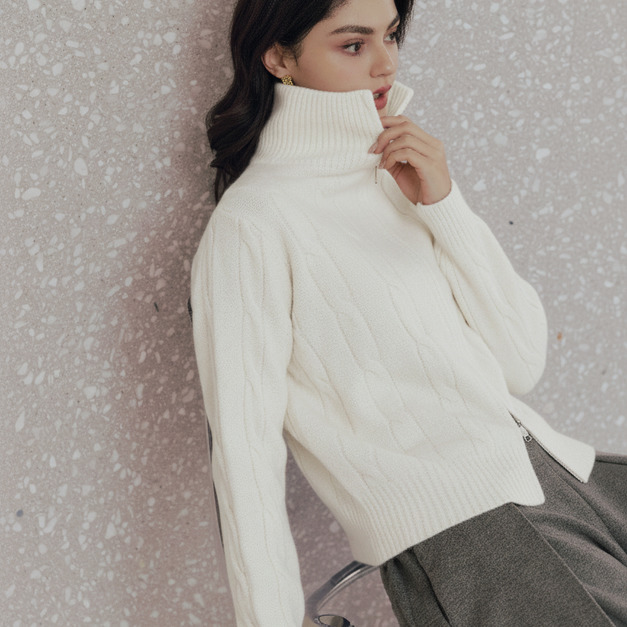 綿羊絨麻花多色毛衣外套 6色（現貨）