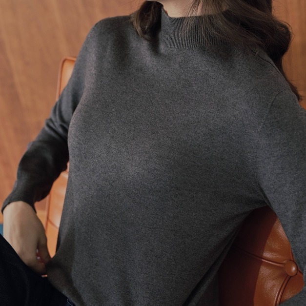 經典義大利半高領毛衣 6色（現貨）