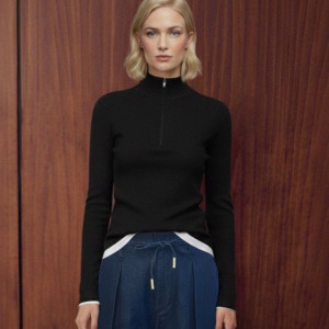 假兩件顯瘦收腰長T （現貨）