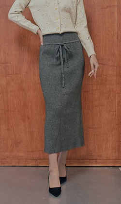 艾菲高腰厚毛裙 4色（現貨）