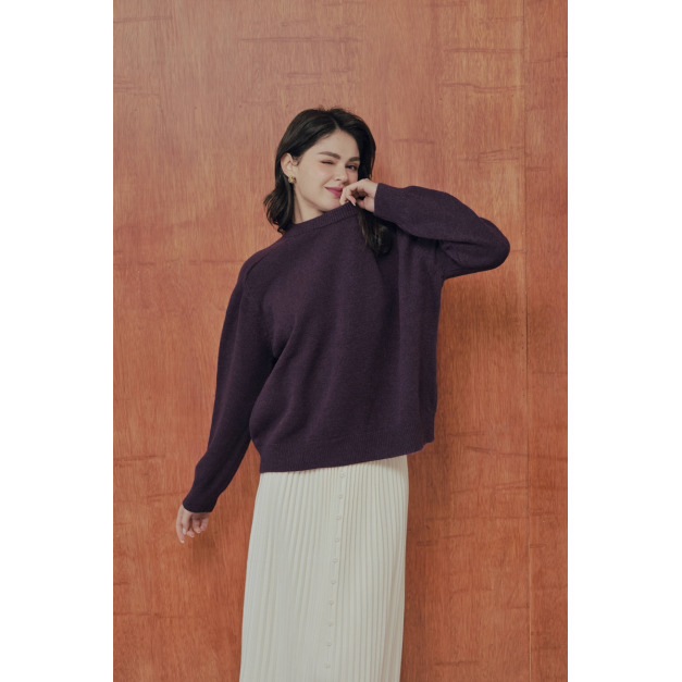 諾伊長版素色毛衣  2色（現貨）