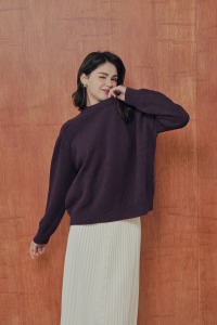 諾伊長版素色毛衣  2色（現貨）