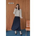 鋼琴百摺扭扣毛裙 6色（現貨）_3