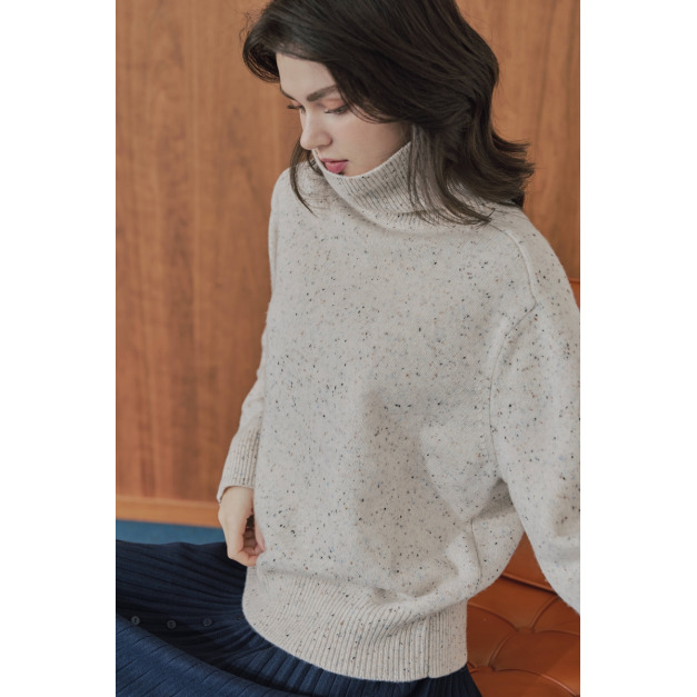 100%綿羊毛套頭混紗毛衣 3色（現貨）