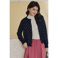 千代藍點毛衣外套 （現貨）